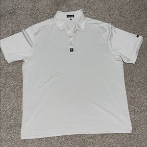 Bad Birdie Classic White Polo Shirt